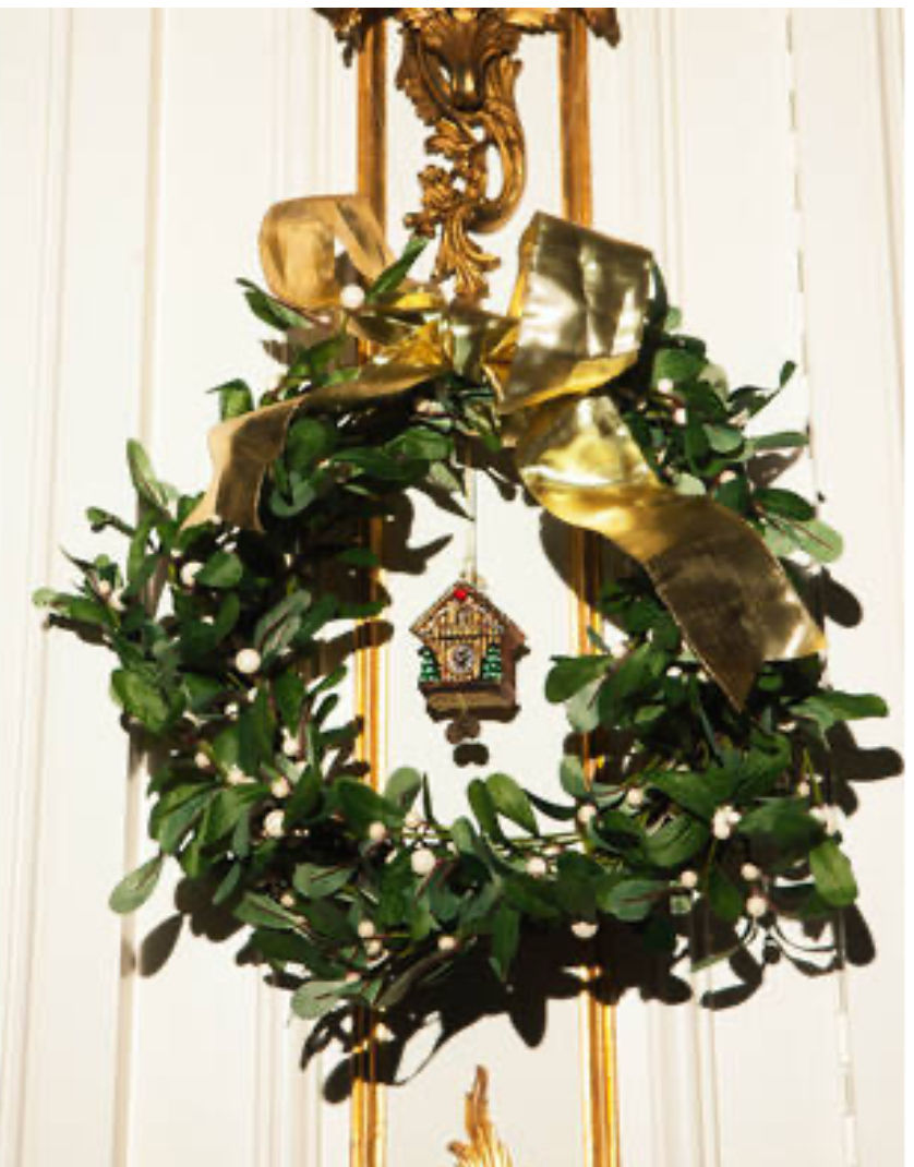 Miniatyrbilde: Ornament glass brown cuckoo clock H12cm
