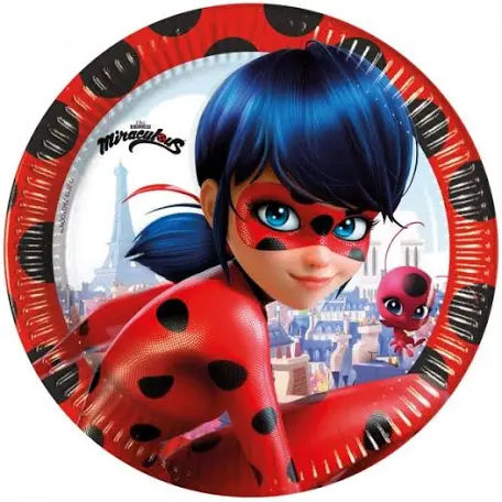 Miraculous Ladybug® Papptallerkener