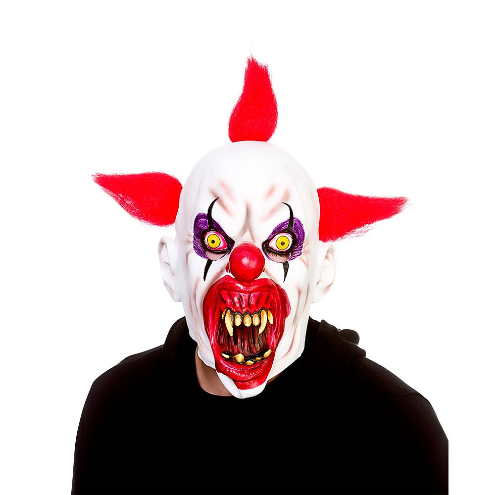 Latex Mask - Cannibal Clown. MK-9833 Wicked