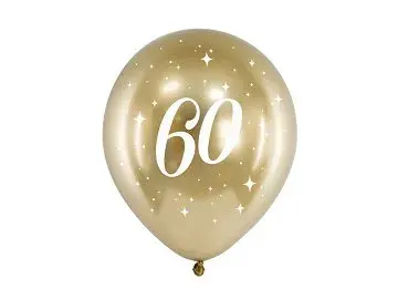 Miniatyrbilde: Glossy Balloons 30cm gold. CHB14-1-18-019-6 Partydeco