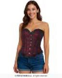 Miniatyrbilde: Bordeaux corset, adult. 29610