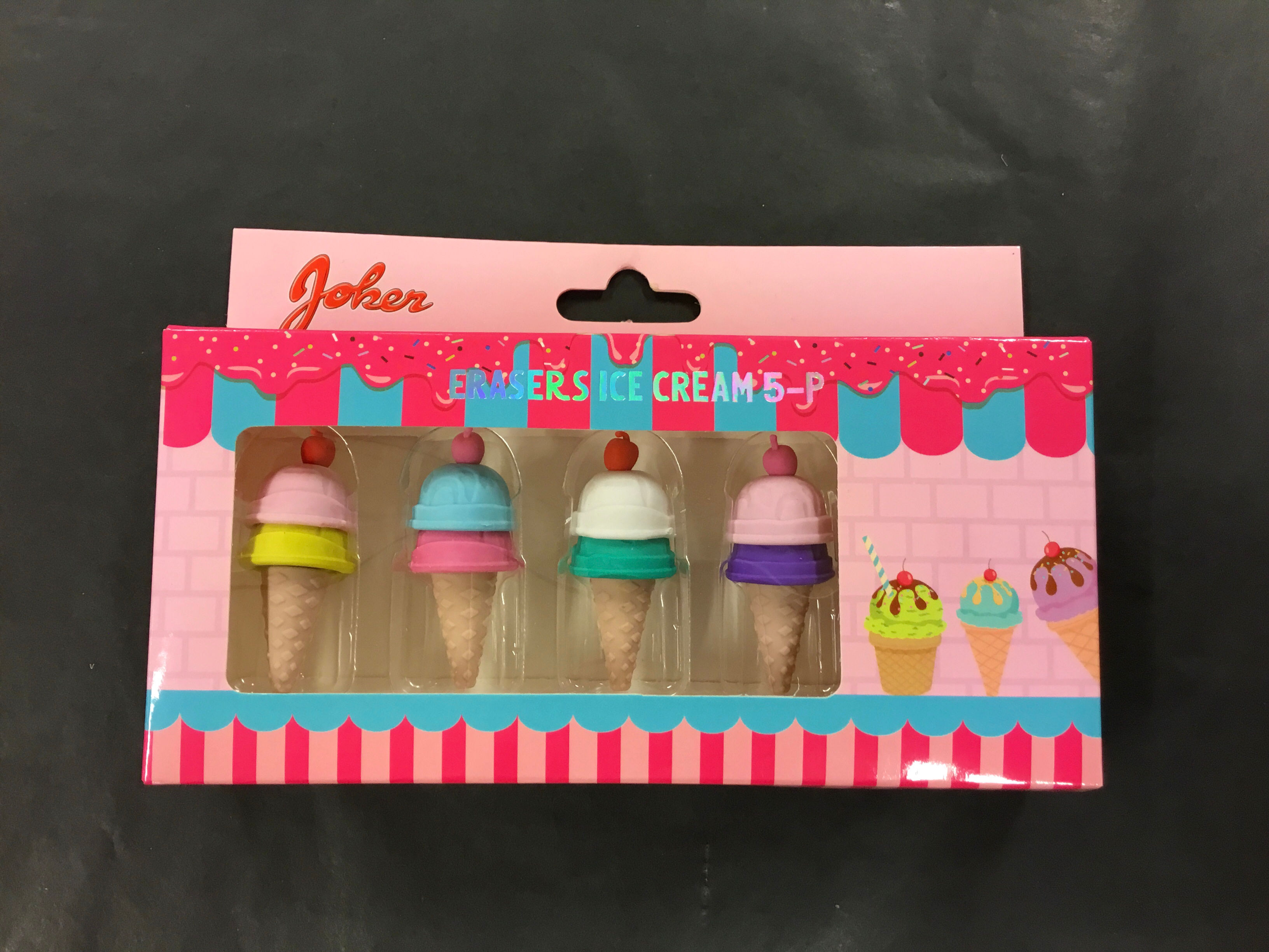 Erasers Ice Cream 5 pk. 64221