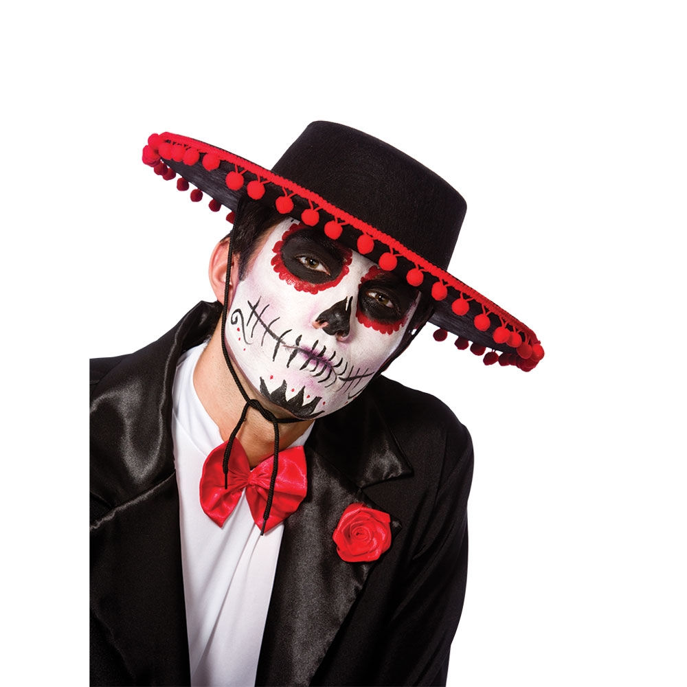 Day of the Dead Senor Hat AC-9236 W