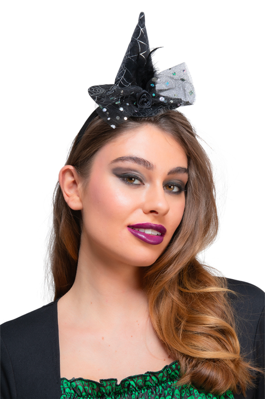Mini Witches Hat on Headband HA-0343
