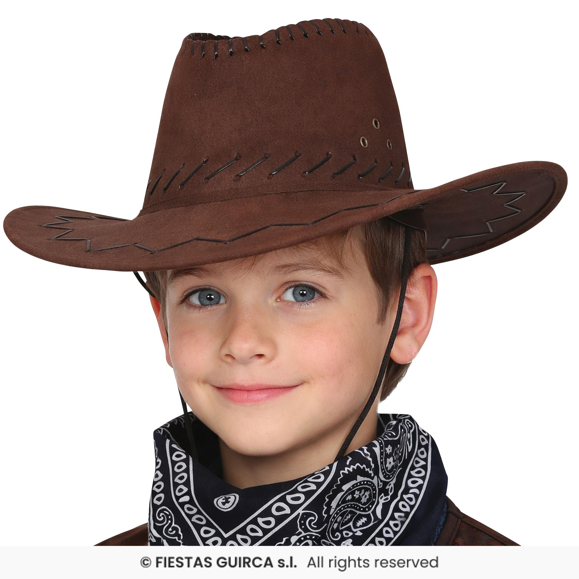 Faux leather cowboy hat. 13900