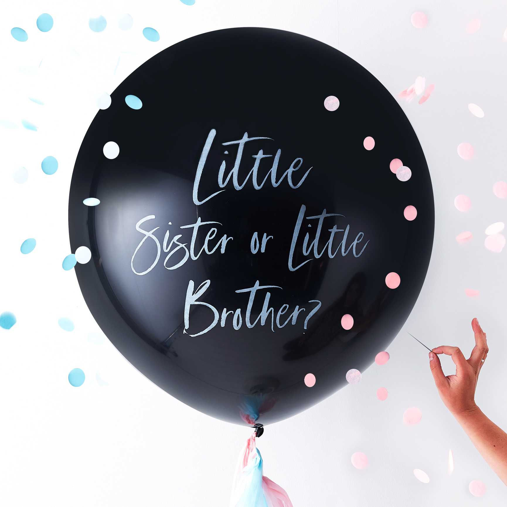 Gender Reveal Little Brother or Sister Balloon Product Code:  TW-836