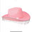 Miniatyrbilde: COWBOY HAT PINK W. RHINESTONE 96348