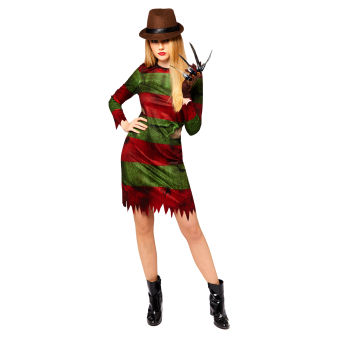 Adult Costume Freddy Kruger Ladies 99125