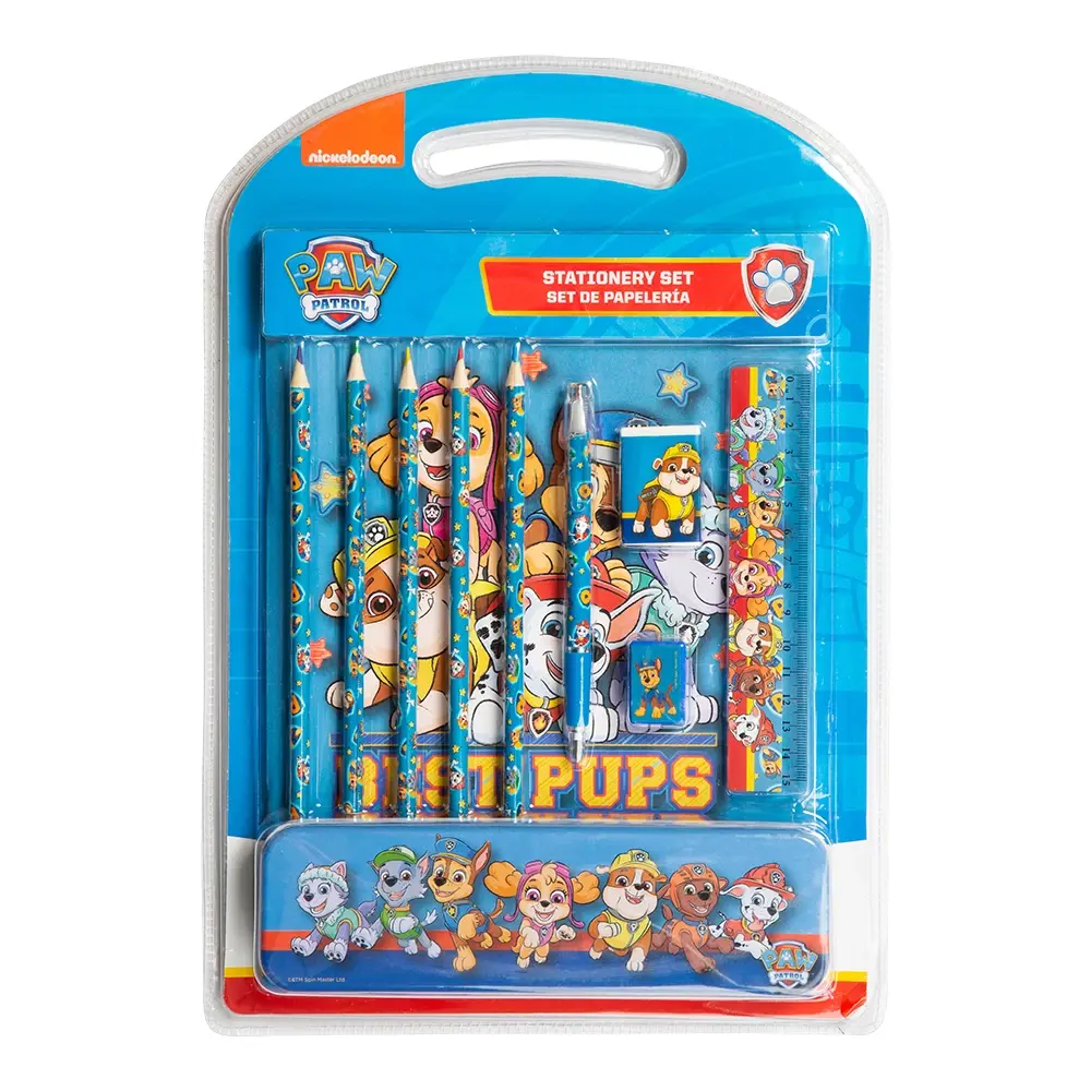 PAW PATROL STATIONERY SET W PENCIL CASE.68988