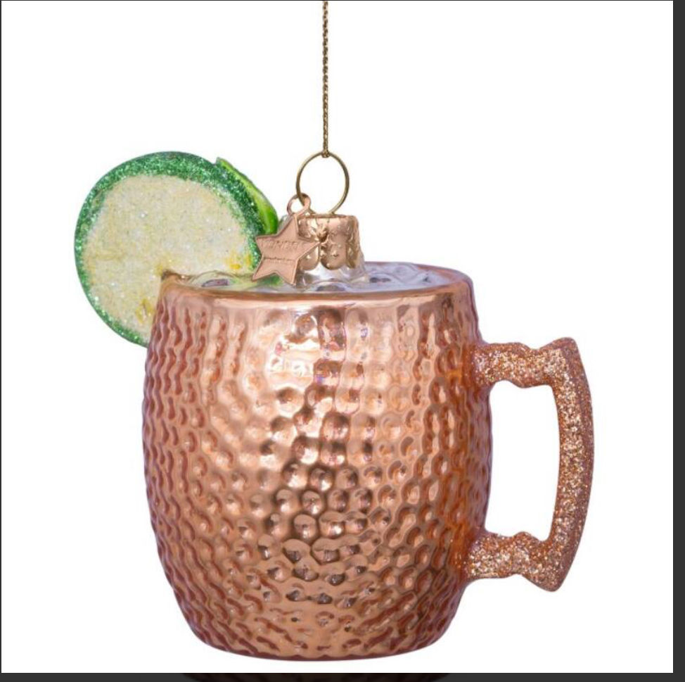 Miniatyrbilde: Ornament glass Moscow Mule H7.5cm