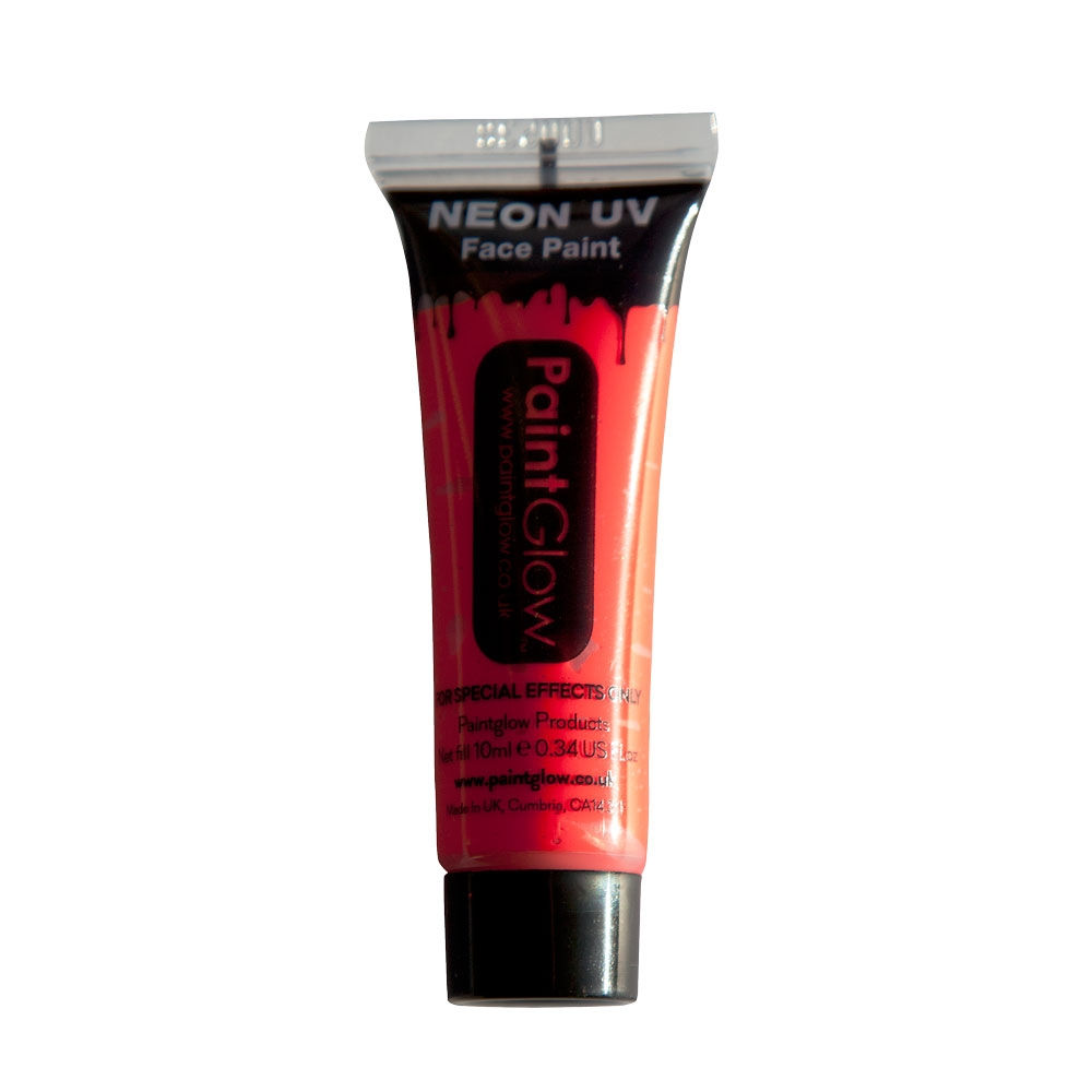 UV Body Paint 10ml - NEON RED PG-AA1A06 W