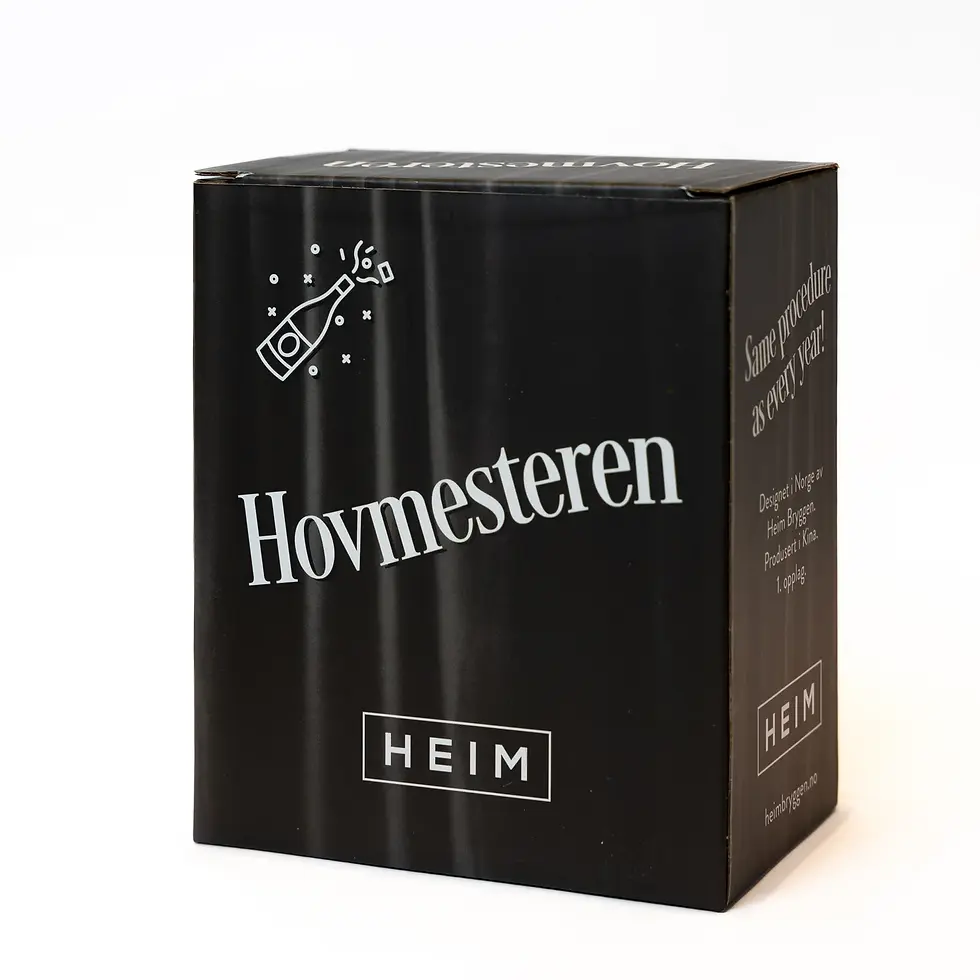 Miniatyrbilde: GREVINNEN OG HOVMESTEREN Julekule - By HEIM Studio 