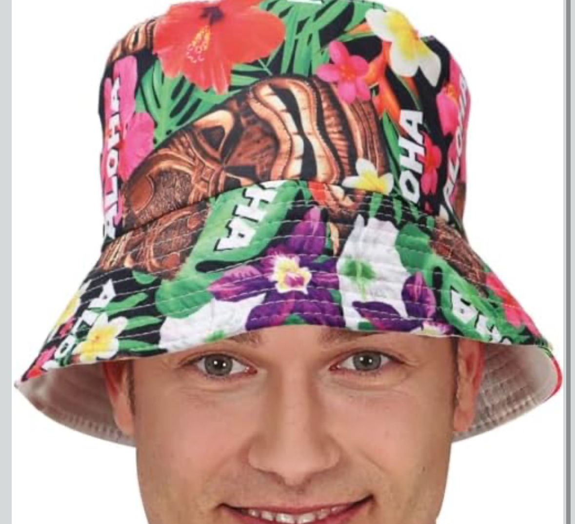 Colorful Hawaiian Hat. 13440