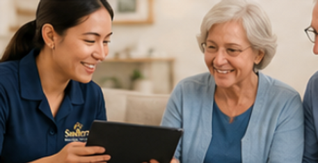 Sunborn Homecare coordinator page img