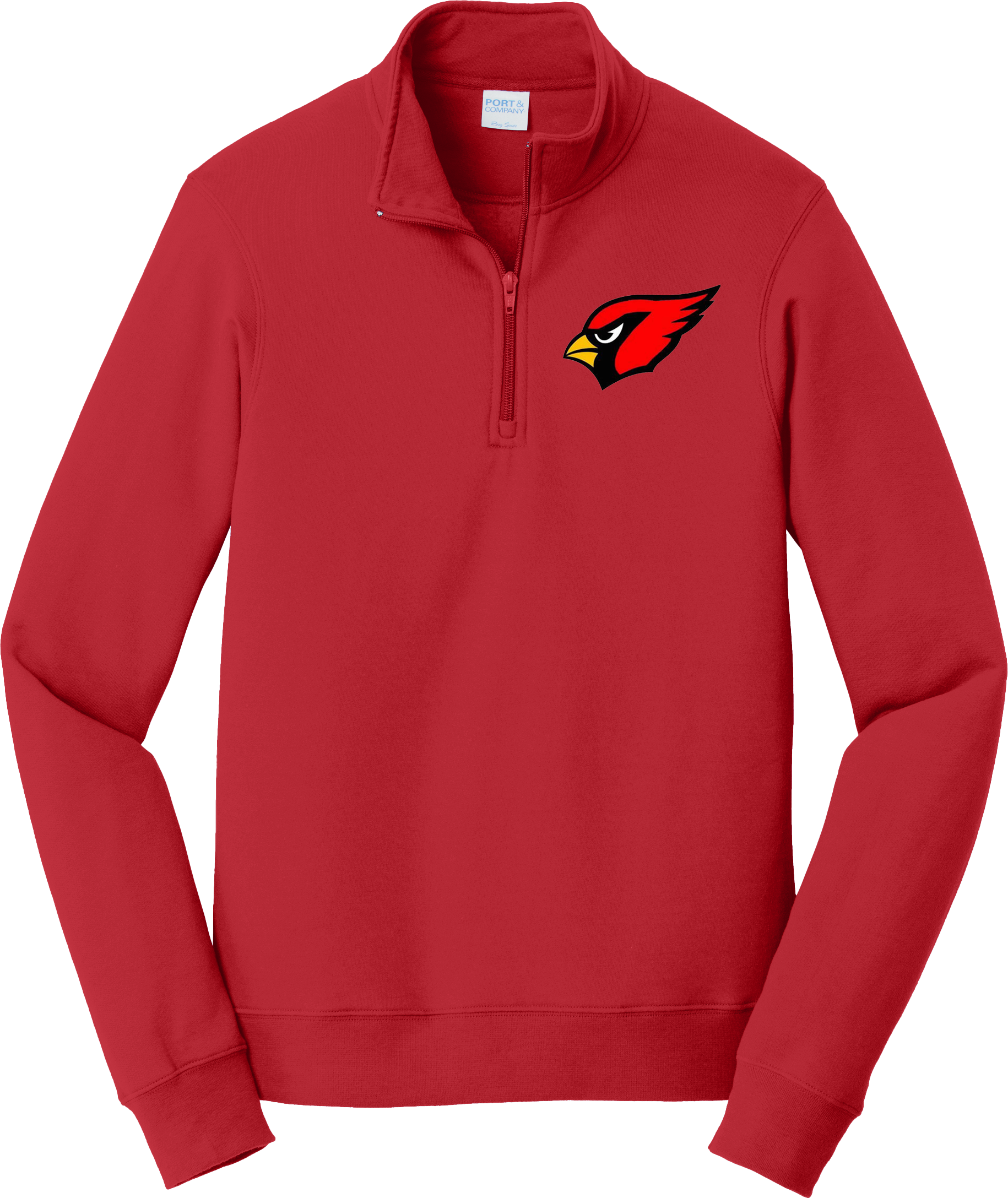 Red Student Council Port & Co™ Fan Favorite™ Fleece 1/4-Zip Pullover Sweatshirt