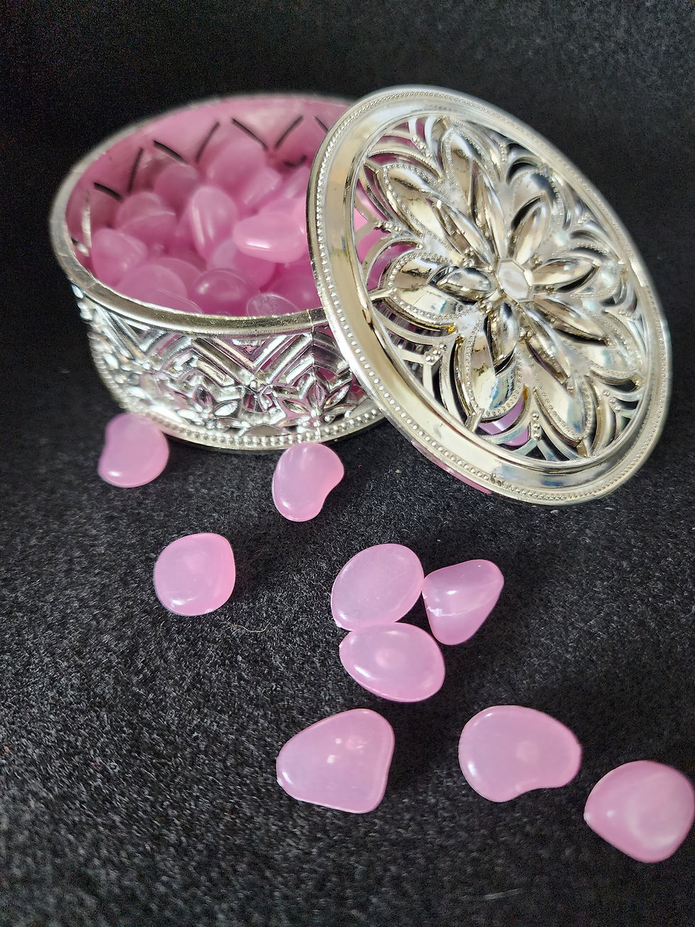 Thumbnail: Silver Box - Hope-Rocks Filled with your choice of rocks