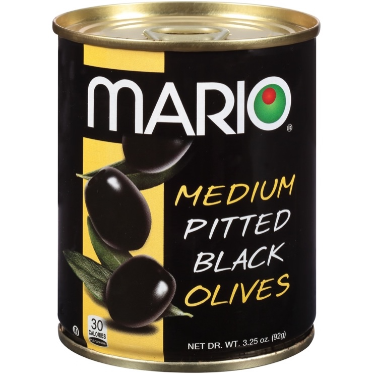 3.25oz Medium Pitted Black Olives
