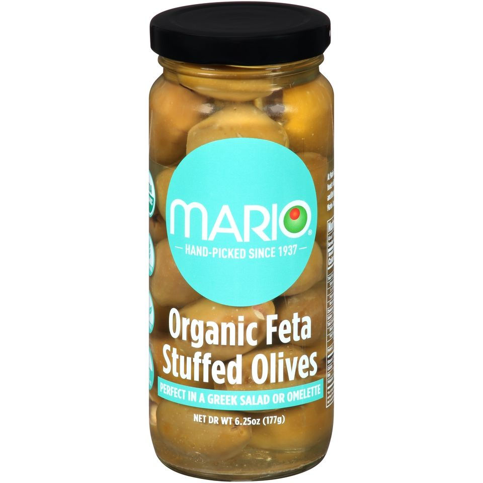 6.25oz Mario Organic Feta Cheese Stuffed Olives