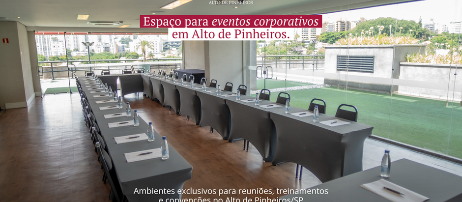 Espaço para eventos corporativos em Alto de Pinheiros: como escolher
