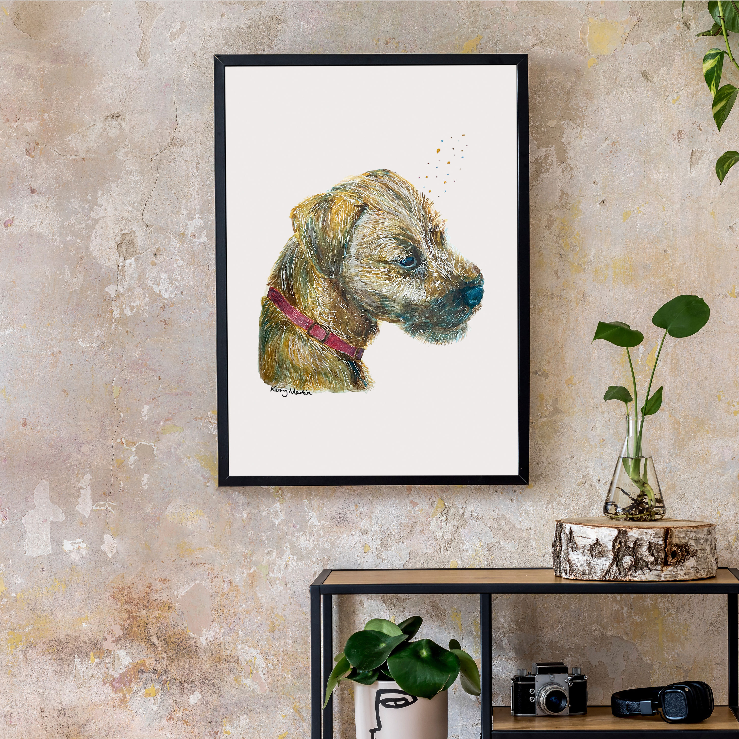 Border  Terrier Print