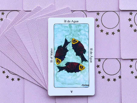 Tarot Sagrado dos Orixás - Três de Água: Significado e interpretação da carta - Oráculos Web