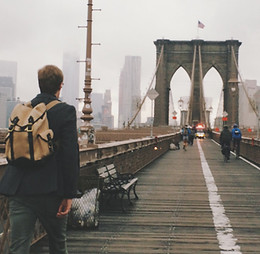 Crossing Brooklyn Bridge