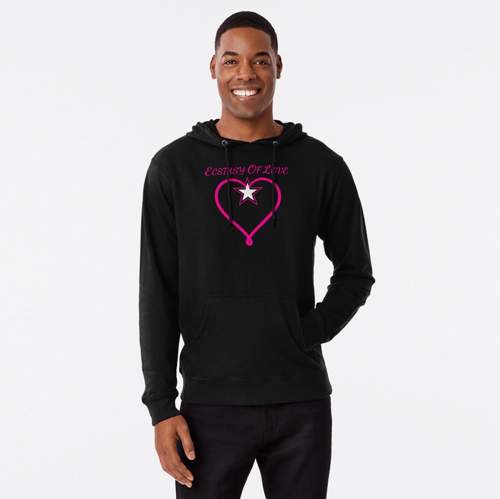 Ecstasy Of Love Logo lightweight hoodie