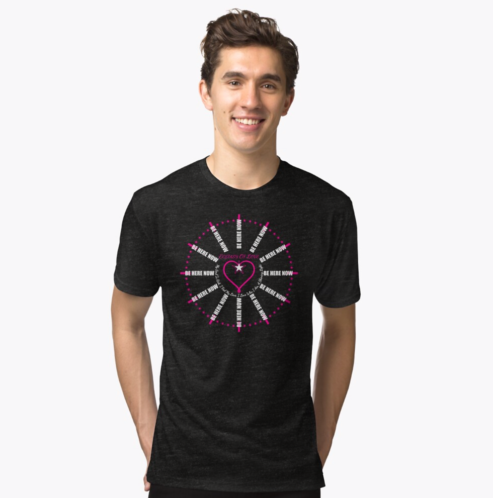 Be Here Now Clock My Soul Is Rich T-shirt
