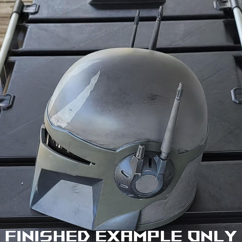 Thumbnail: Mandalorian Themed Helmet - Convergent - 3D print STL file