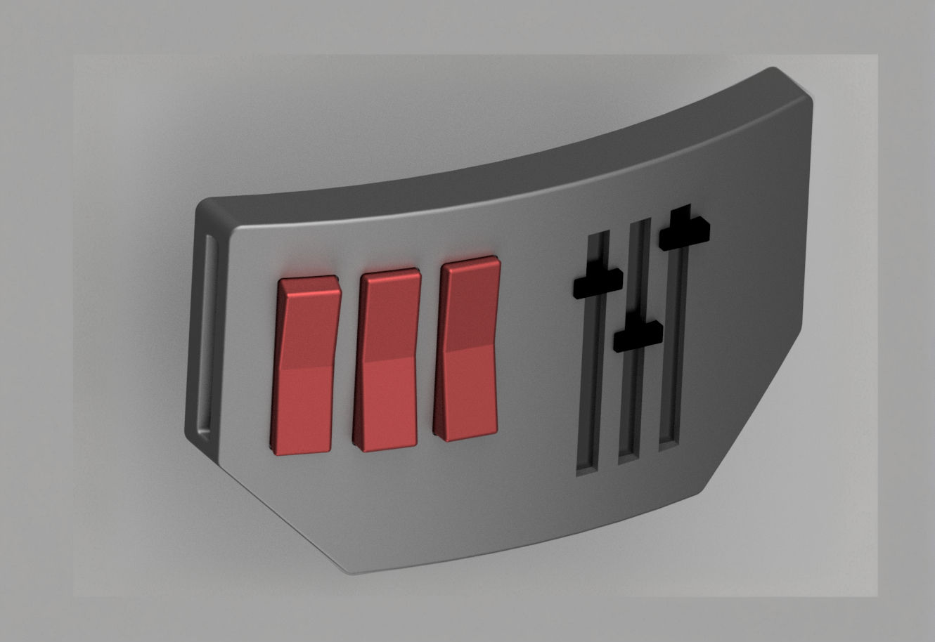 Lord Starkiller - Belt Buckle - 3D print STL file