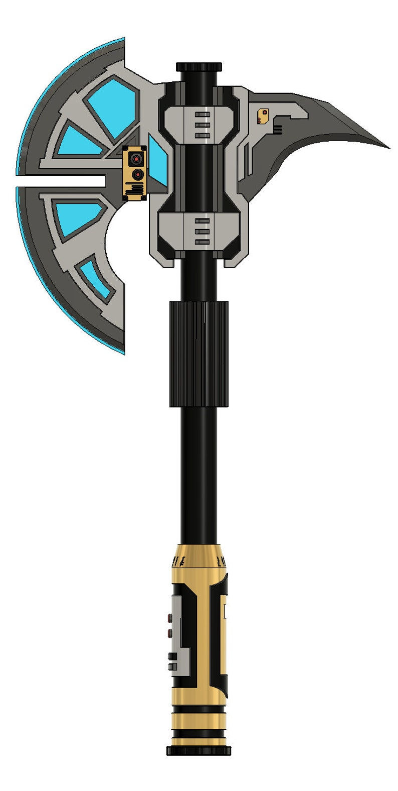 Thumbnail: Star Wars Themed Bloodletter Axe - 3D print STL file