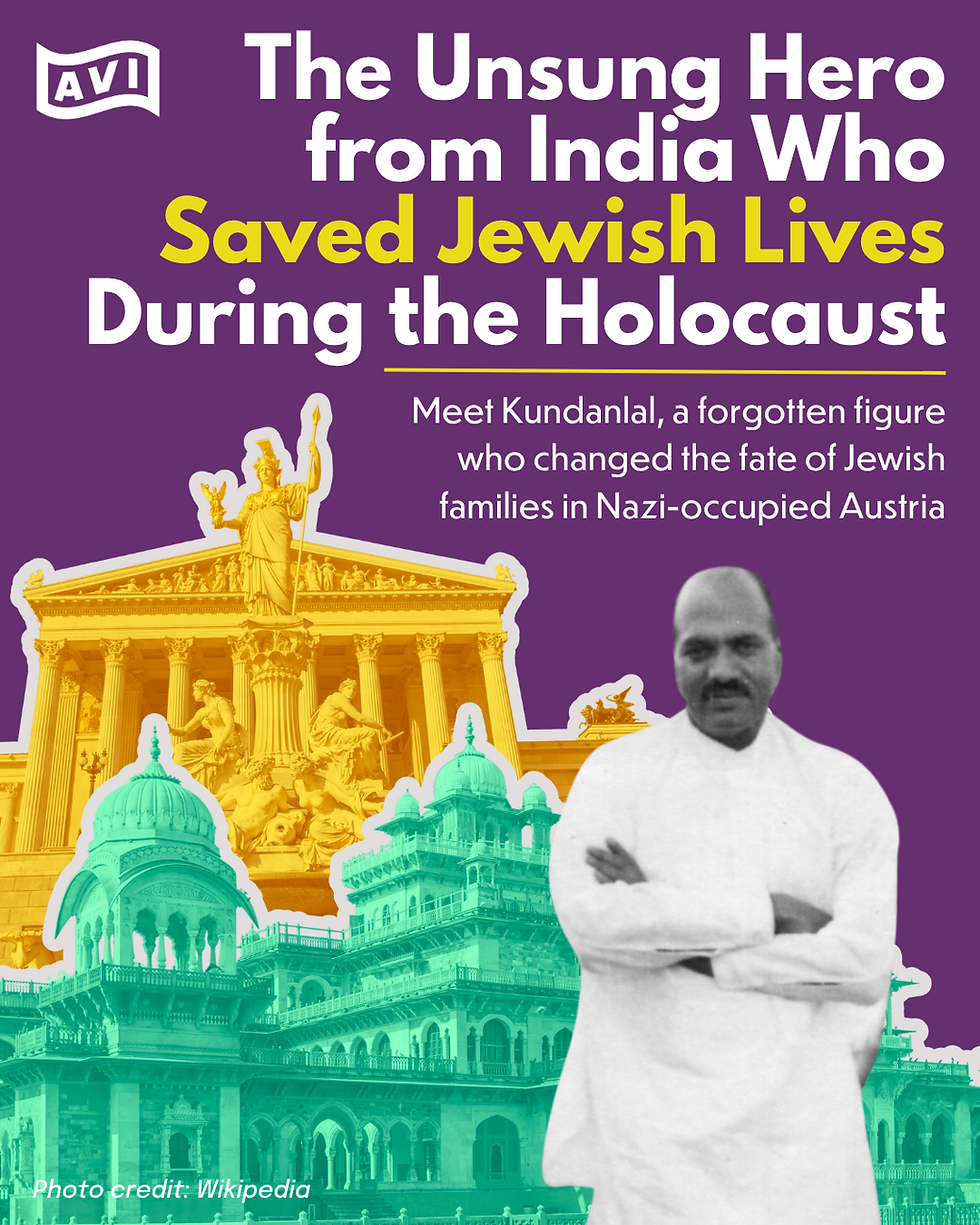 Click the above graphic to read all about the humble Righteous Among the Nations who helped Austrian Jews escape into India during the Holocaust
