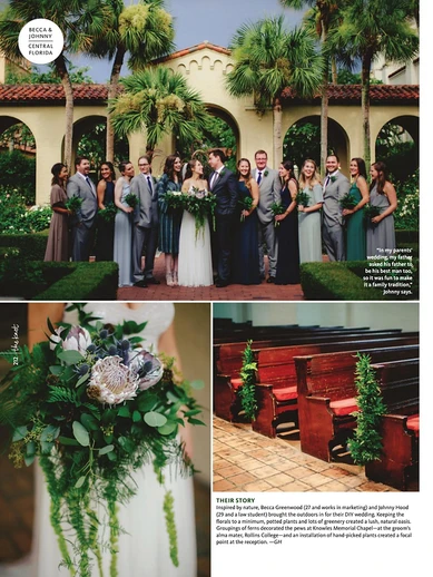 The Knot Florida | Hood Wedding Styling & Graphics Feature