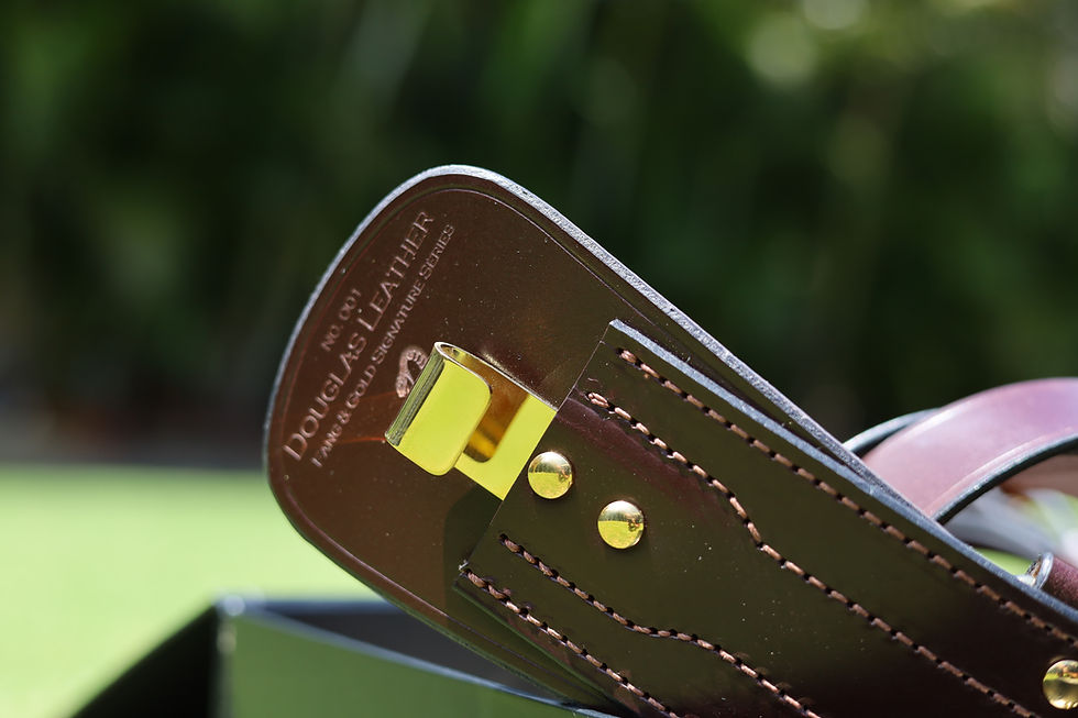 Thumbnail: Douglas Leather - Fang & Gold Signature Series
