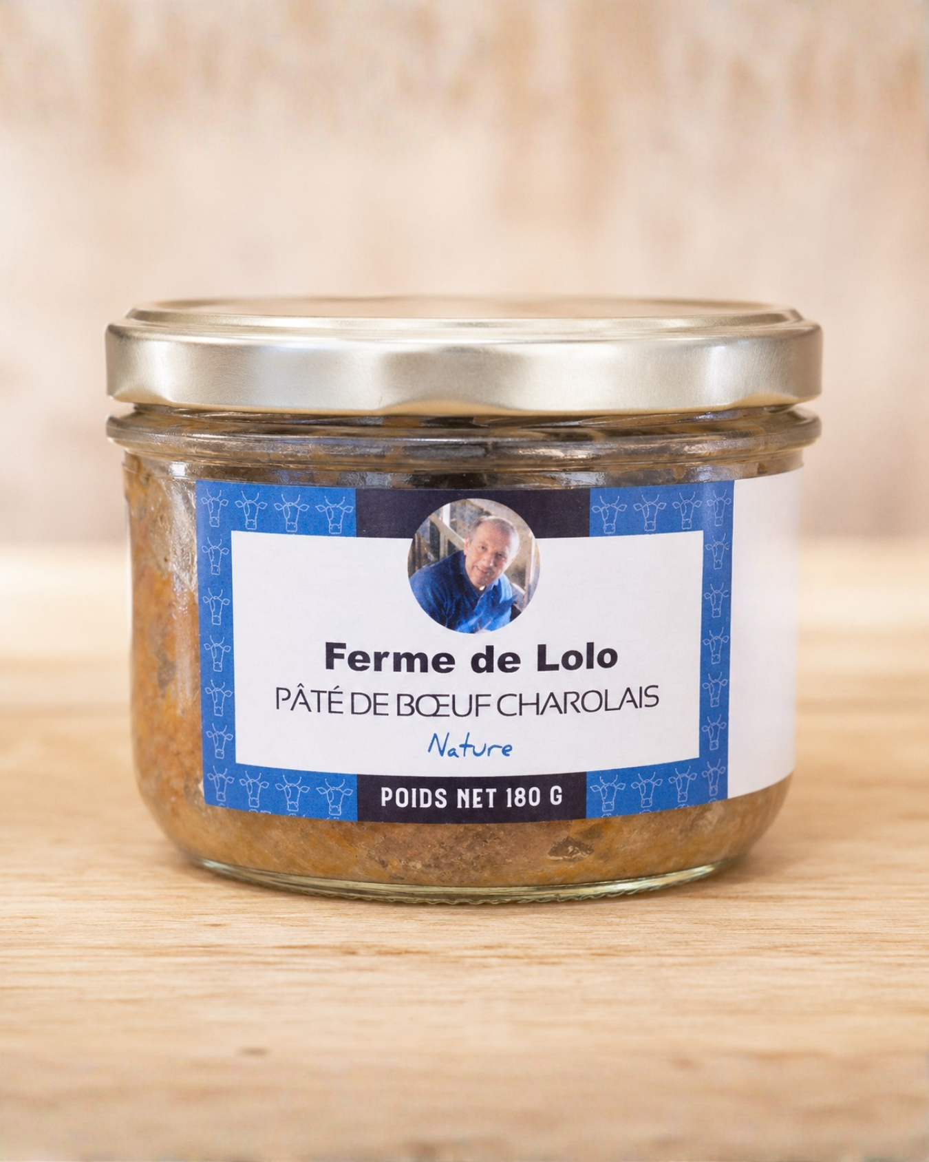 Pâté de boeuf charolais - Nature