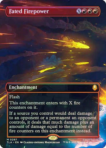 Fated Firepower (TLA) (297) / Borderless / Foil