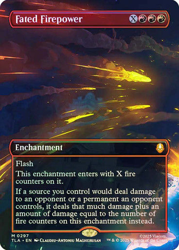 Fated Firepower (TLA) (297) / Borderless / Foil