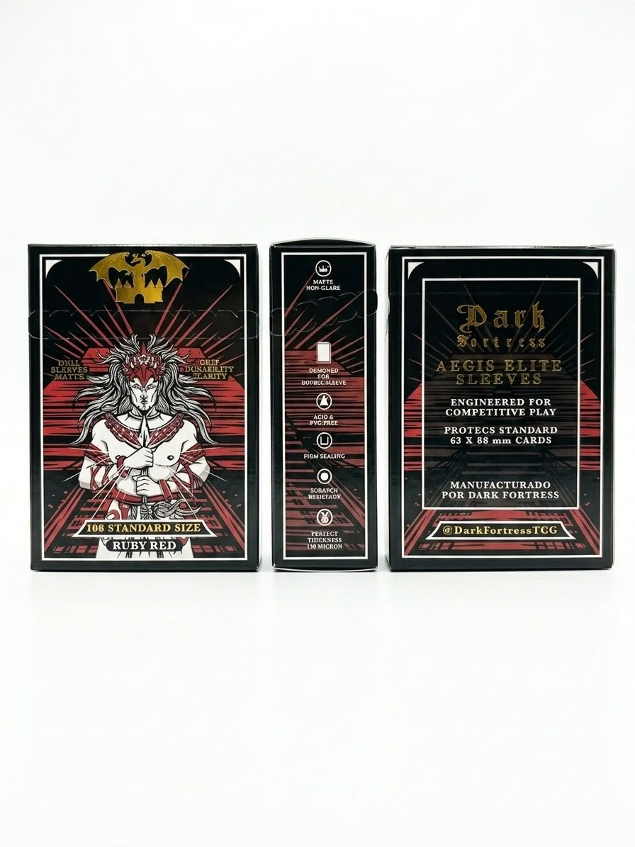 Micas Dark Fortress Dual Matte - Ruby Red