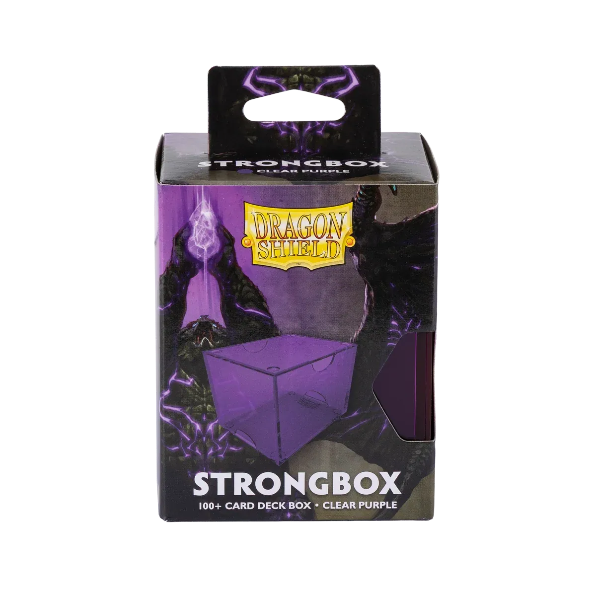 Dragon Shield Strong Box - Clear Purple