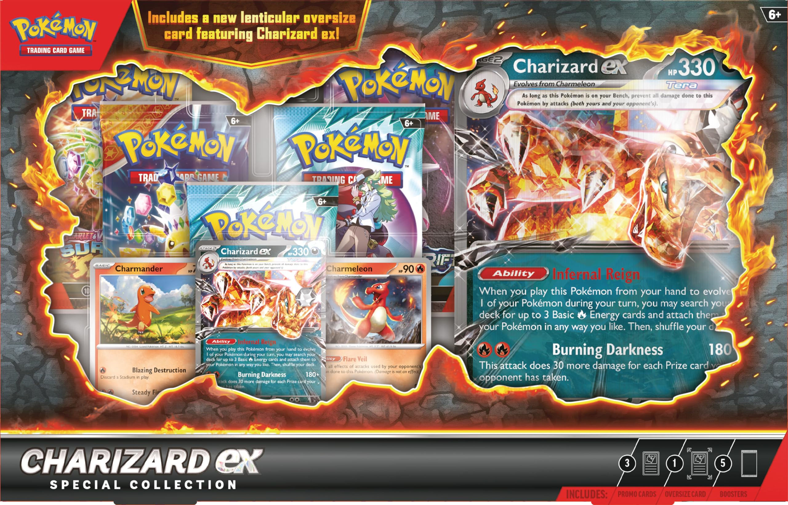 Pokémon TCG: Charizard ex Special Collection - Español