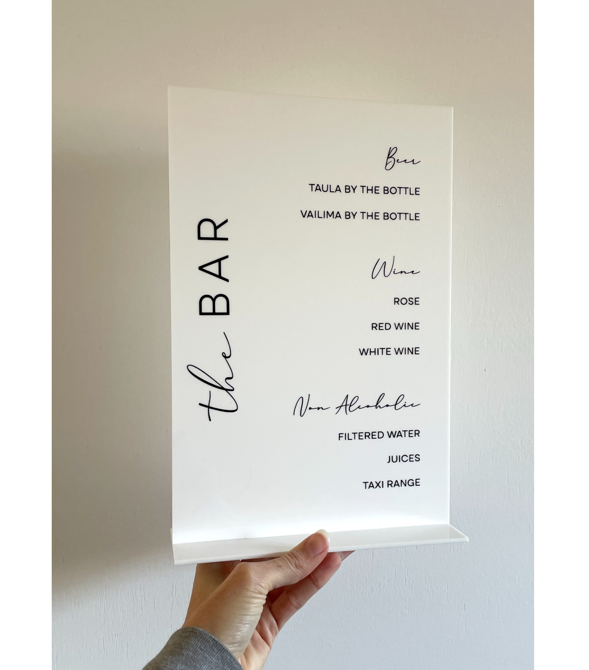 Bar Menu - Design 5