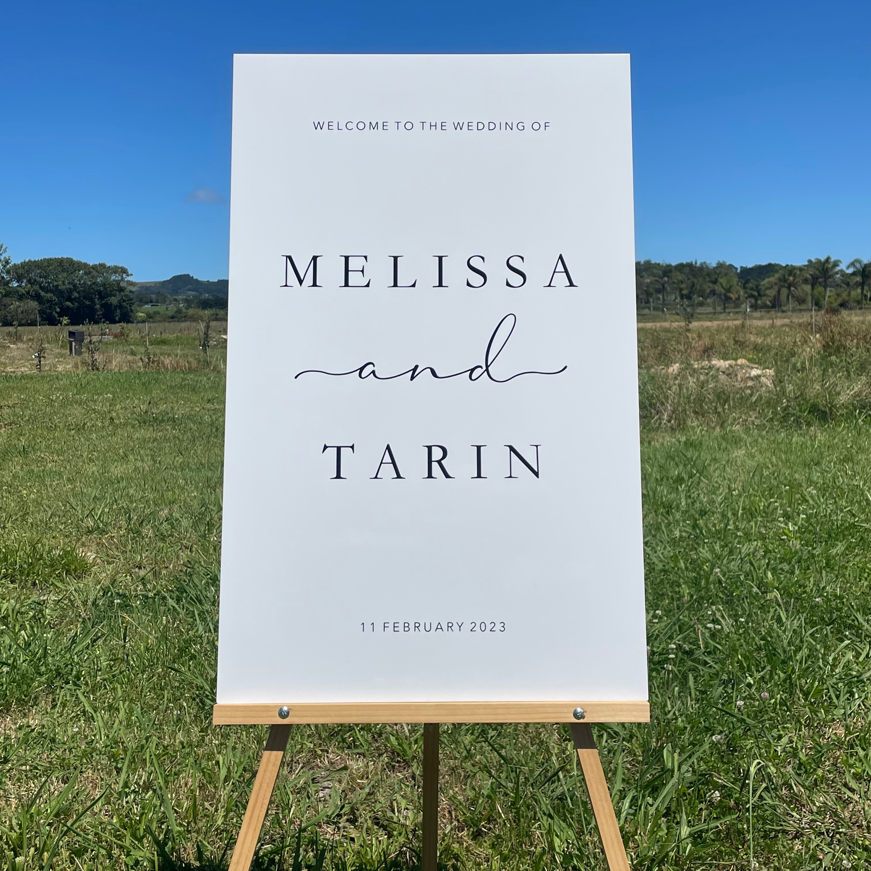 Welcome sign - Melissa