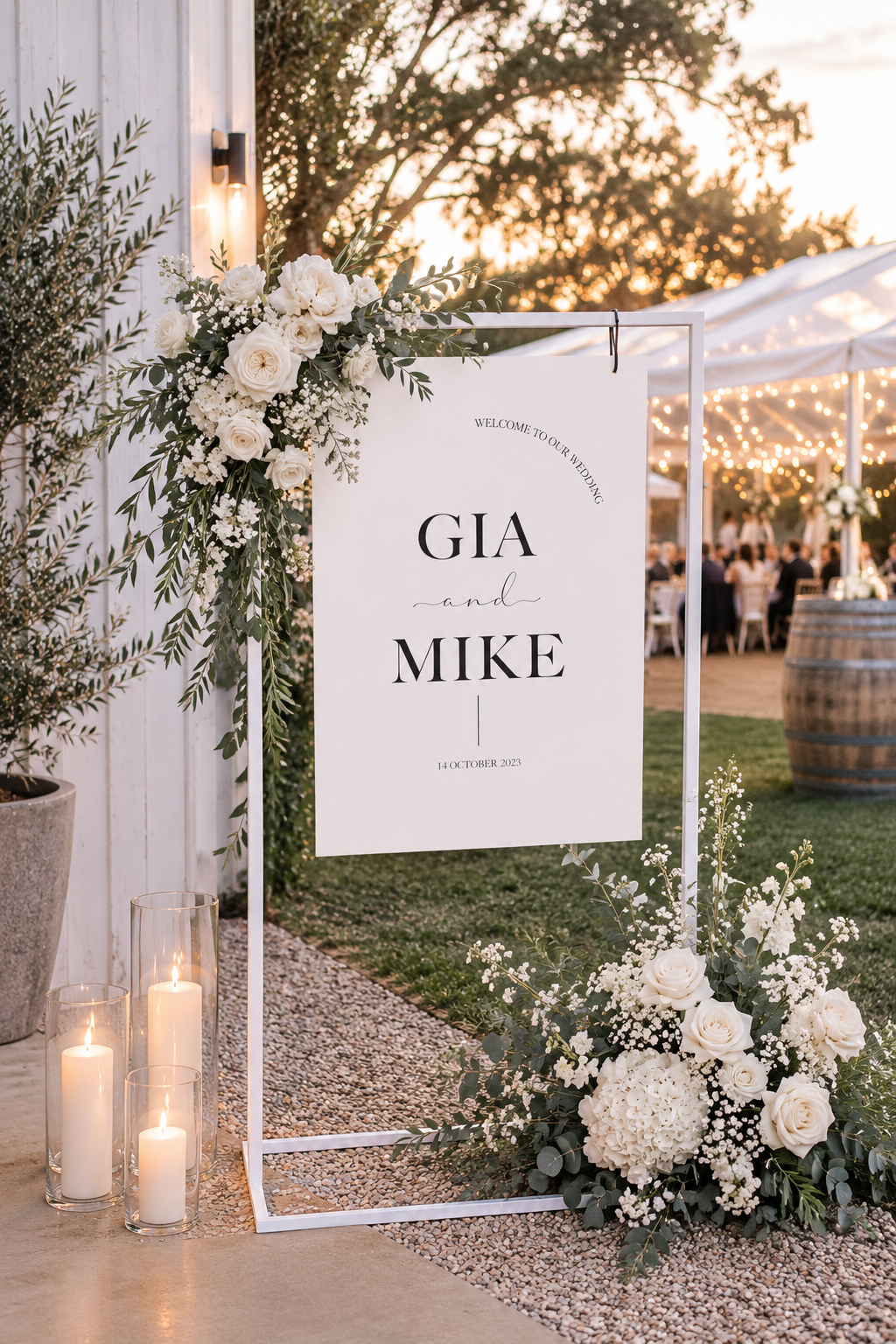 Welcome sign - Gia