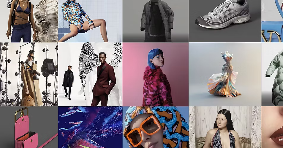 Digital fashion imagery from the Mimicverse