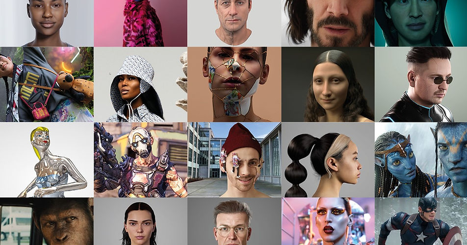 Digital human imagery from Mimic Productions