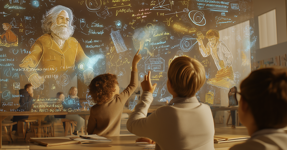 Interactive educational imagery from Mimic Education