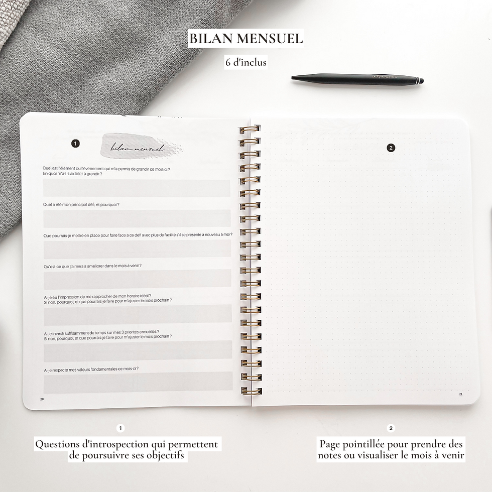 Miniature : Agenda non daté (6 mois)