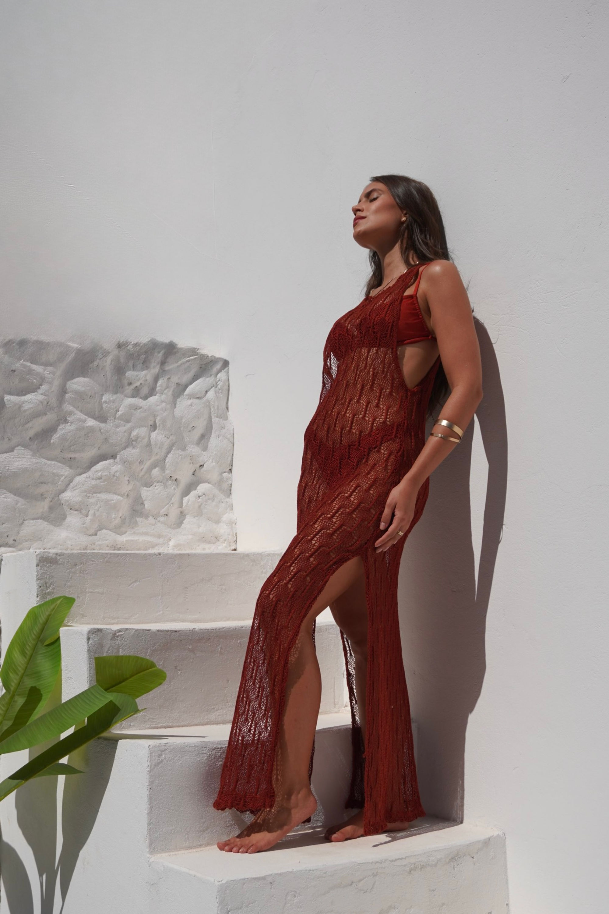 Vestido Malta - Terracota
