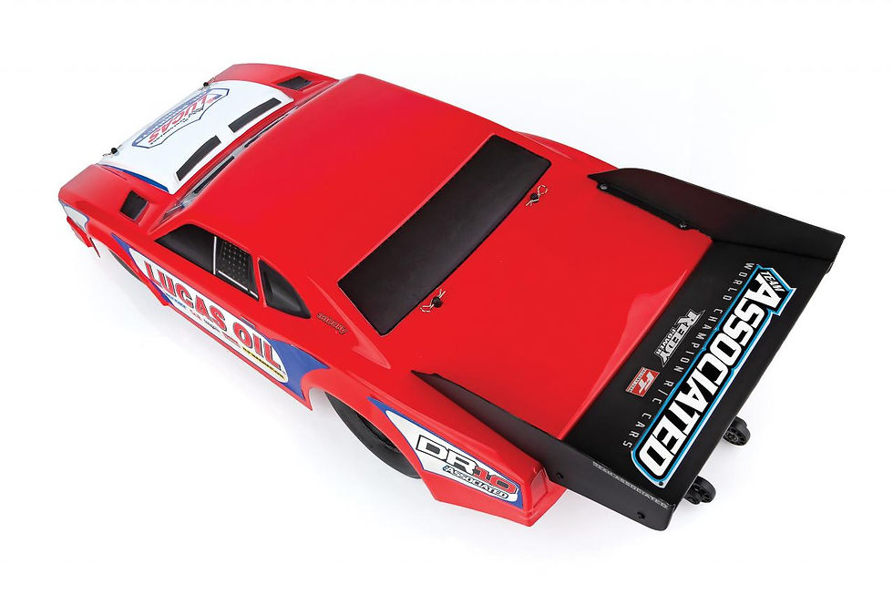 Associated DR10 Lucas Oil Body Top View
