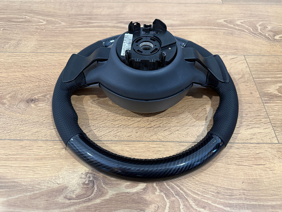 Thumbnail: Smart Roadster 452 Steering Wheel F1 Paddle Shift, Carbon & Leather, Airbag+ESP